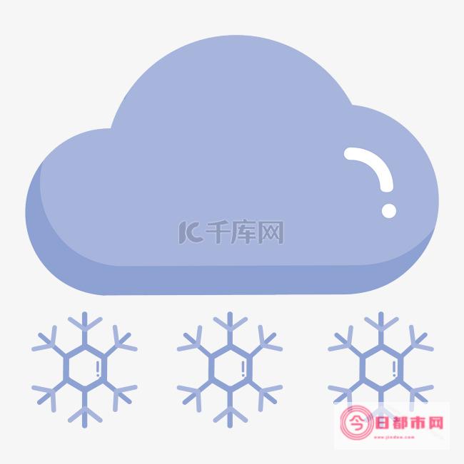 天气预报大雪是什么标志符号 (天气预报大雪小雪中雪图标)